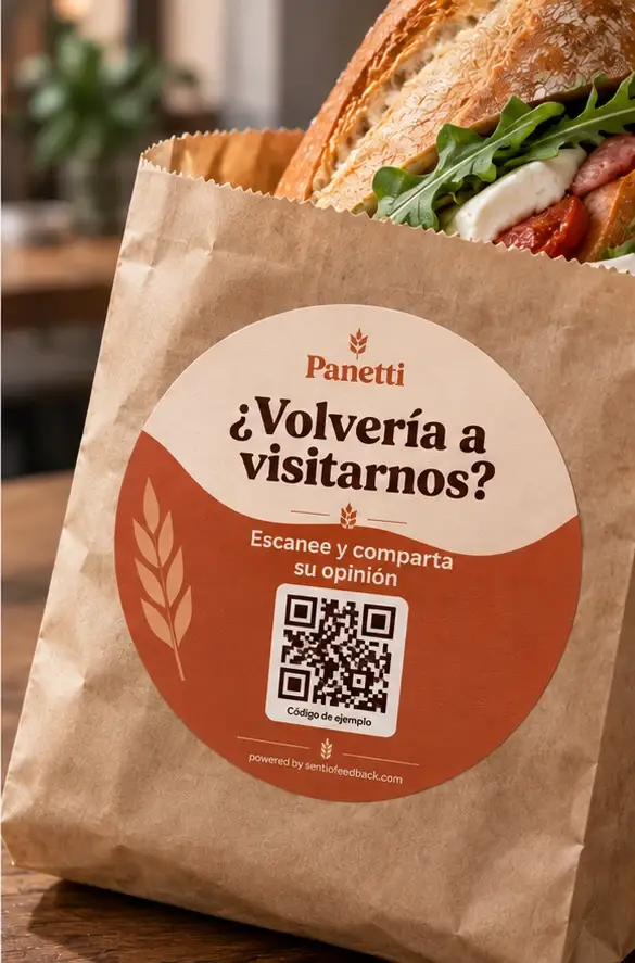 Adhesivo en la bolsa - Panetti