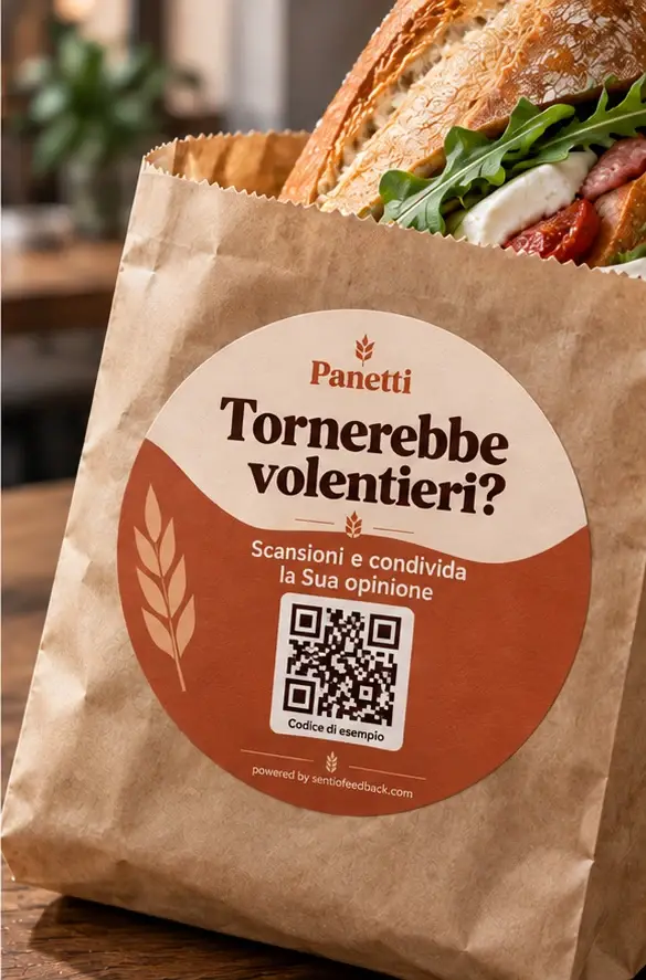Adesivo sul sacchetto - Panetti