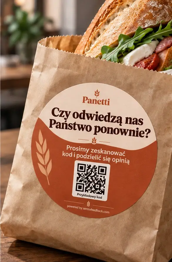 Naklejka na torebce - Panetti