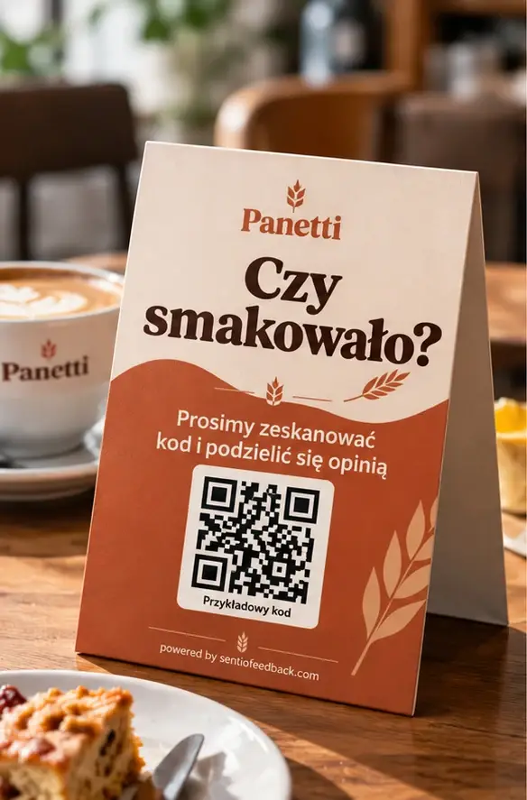 Stojak na każdym stoliku - Panetti