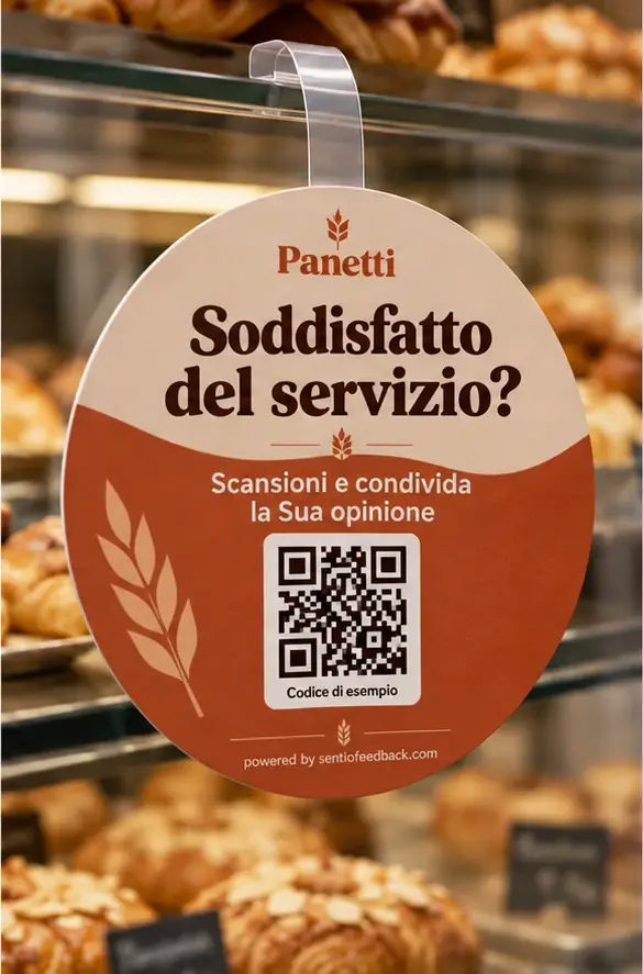 Wobbler al bancone - Panetti
