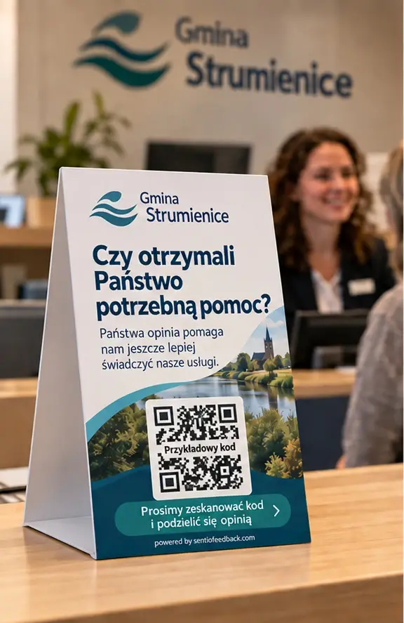 Tabliczka w okienku - Gmina Strumienice