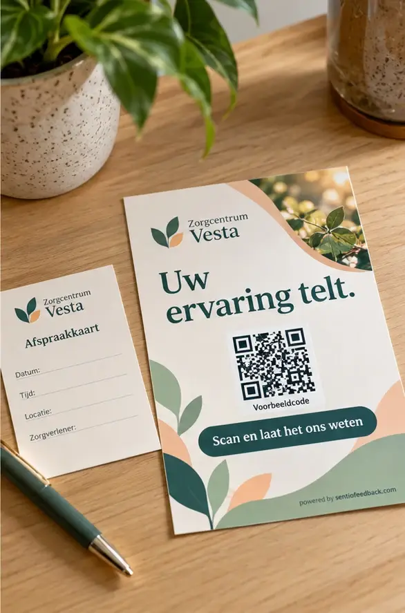 Flyer bij de afsprakenkaart - Zorgcentrum Vesta