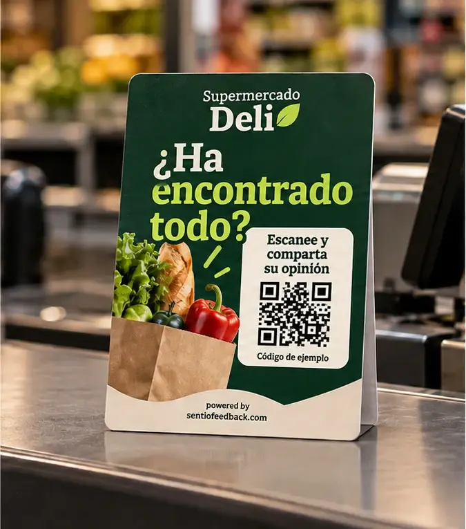 Expositor en la caja - Supermercado Deli